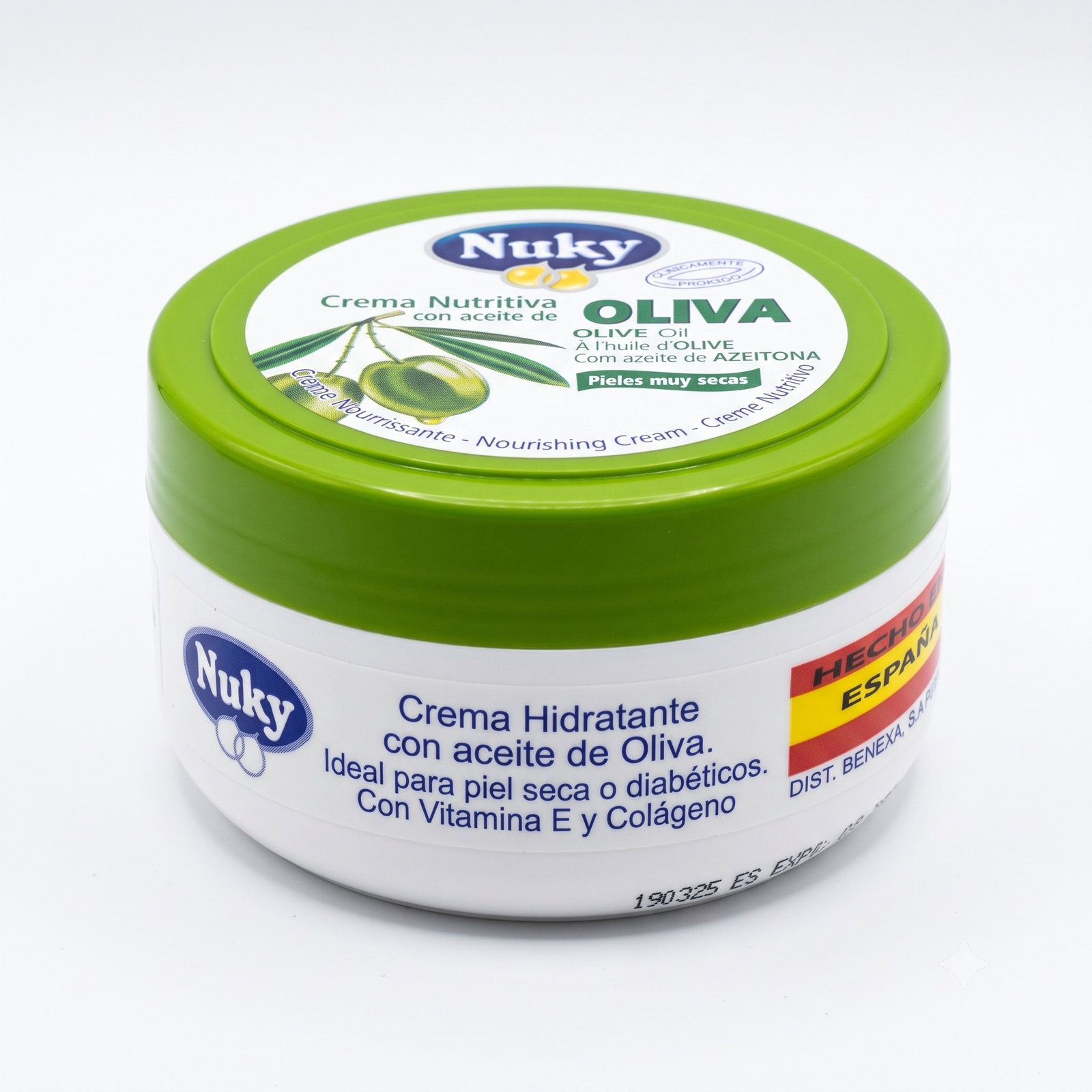 Crema Nuky con aceite de Oliva