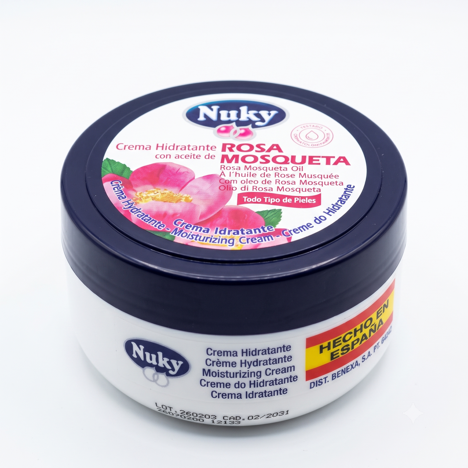 Crema Nuky con aceite de Rosa Mosqueta