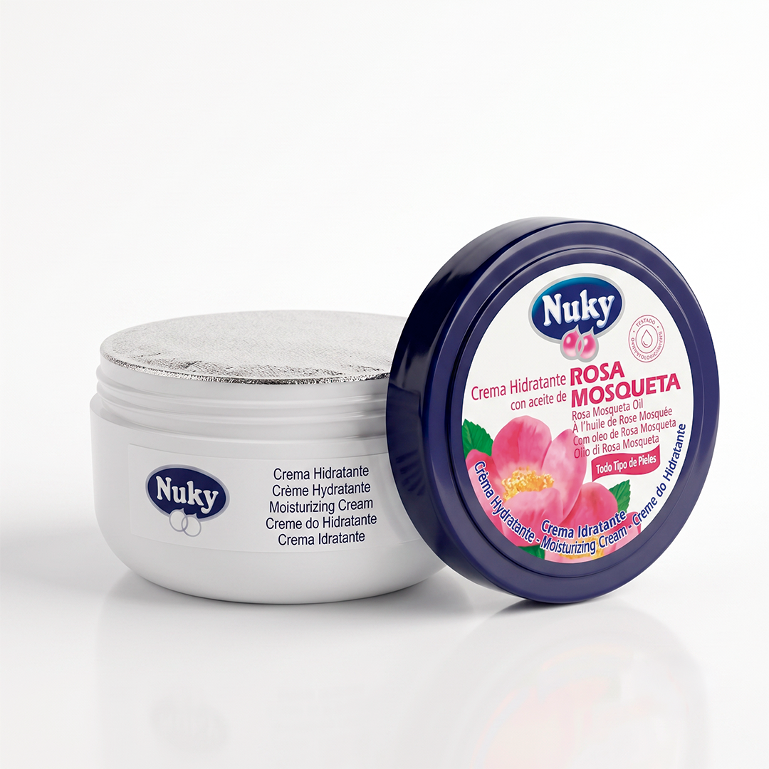Crema Nuky Rosa Mosqueta empaque